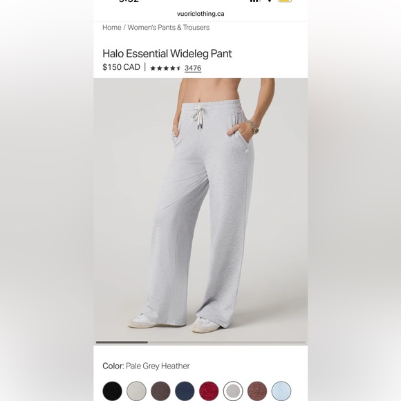 Vuori Halo Essential Wide Leg Pants - Picture 5 of 5